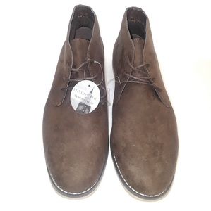 New London Fog Microsuede Chukka Boots size 12 M